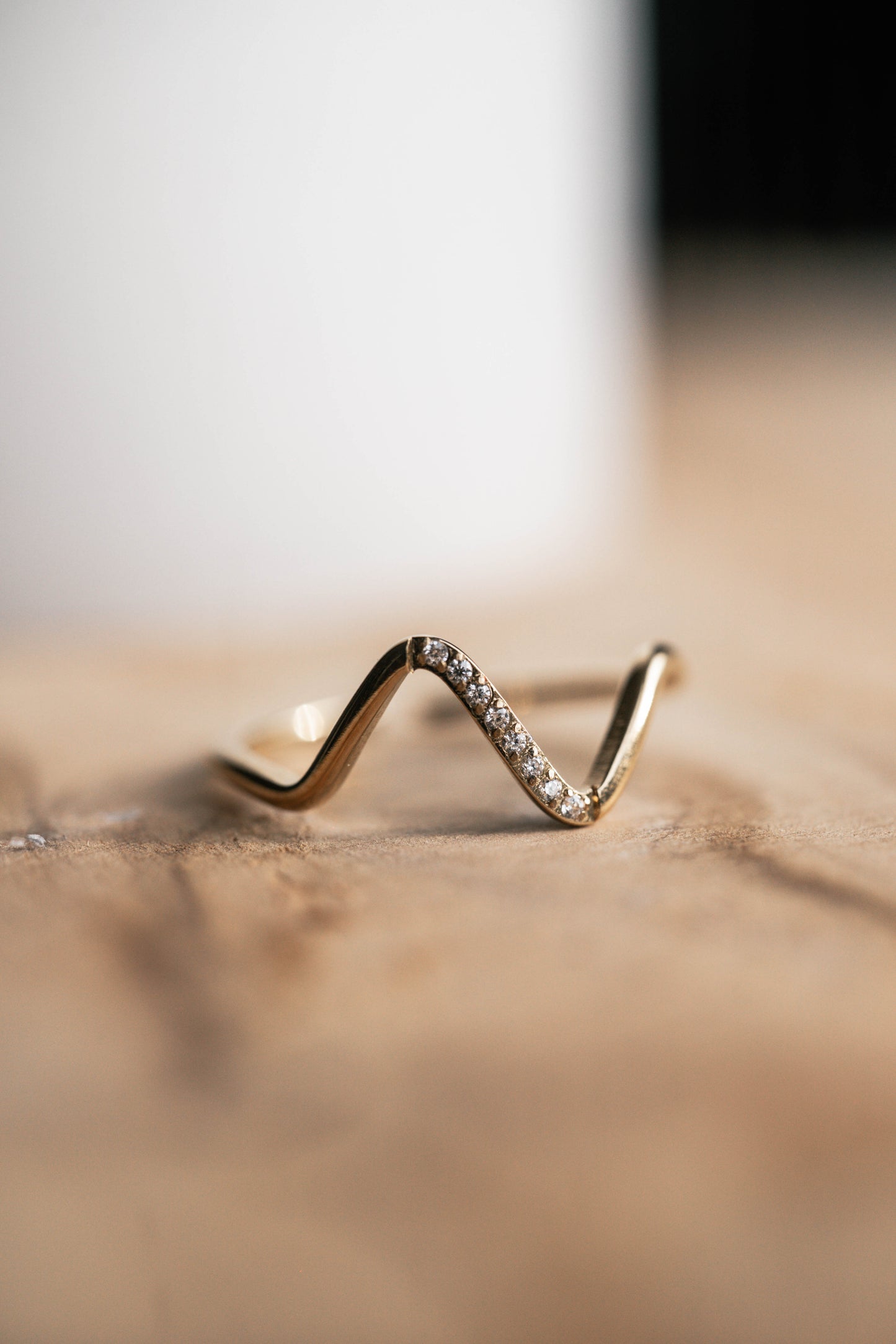 Hawaï | Bague en acier inoxydable | Doré