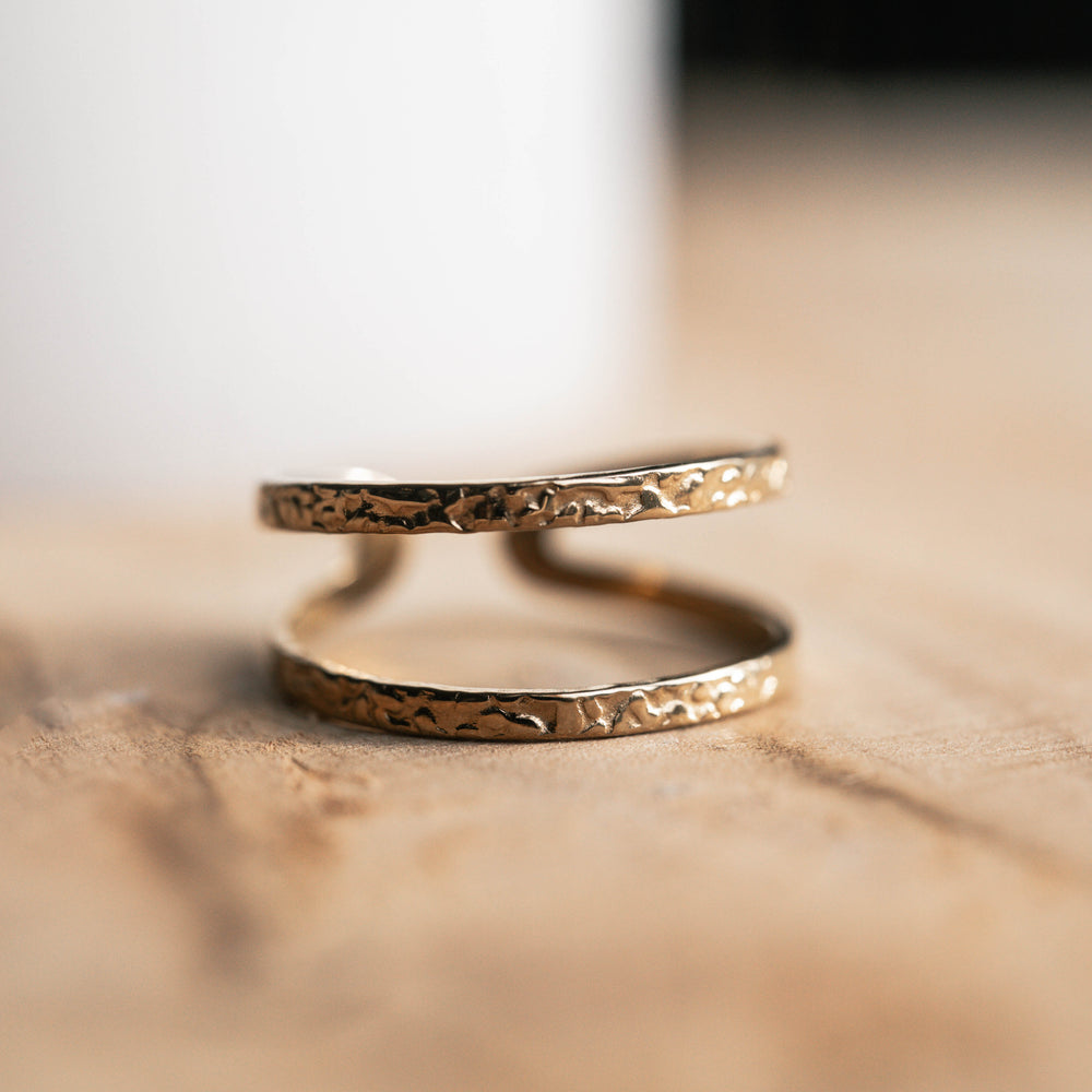 Bodrum | Bague en acier inoxydable | Doré