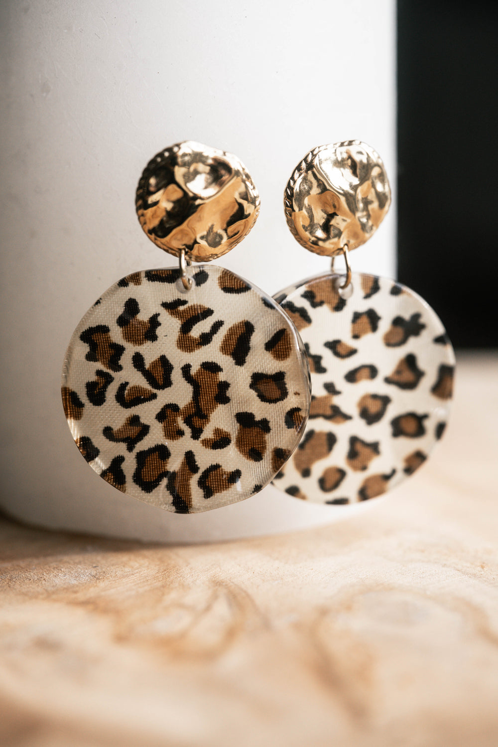 Phoenix | Boucles d'oreilles en acier inoxydable | Doré