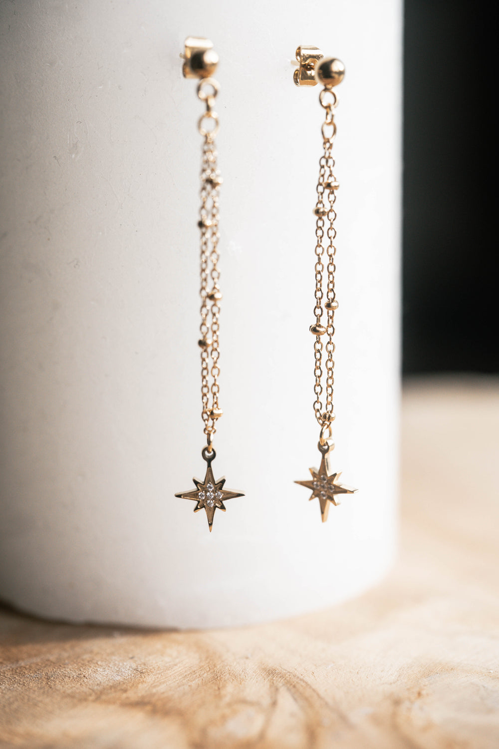 Orlando | Boucles d'oreilles en acier inoxydable | Doré