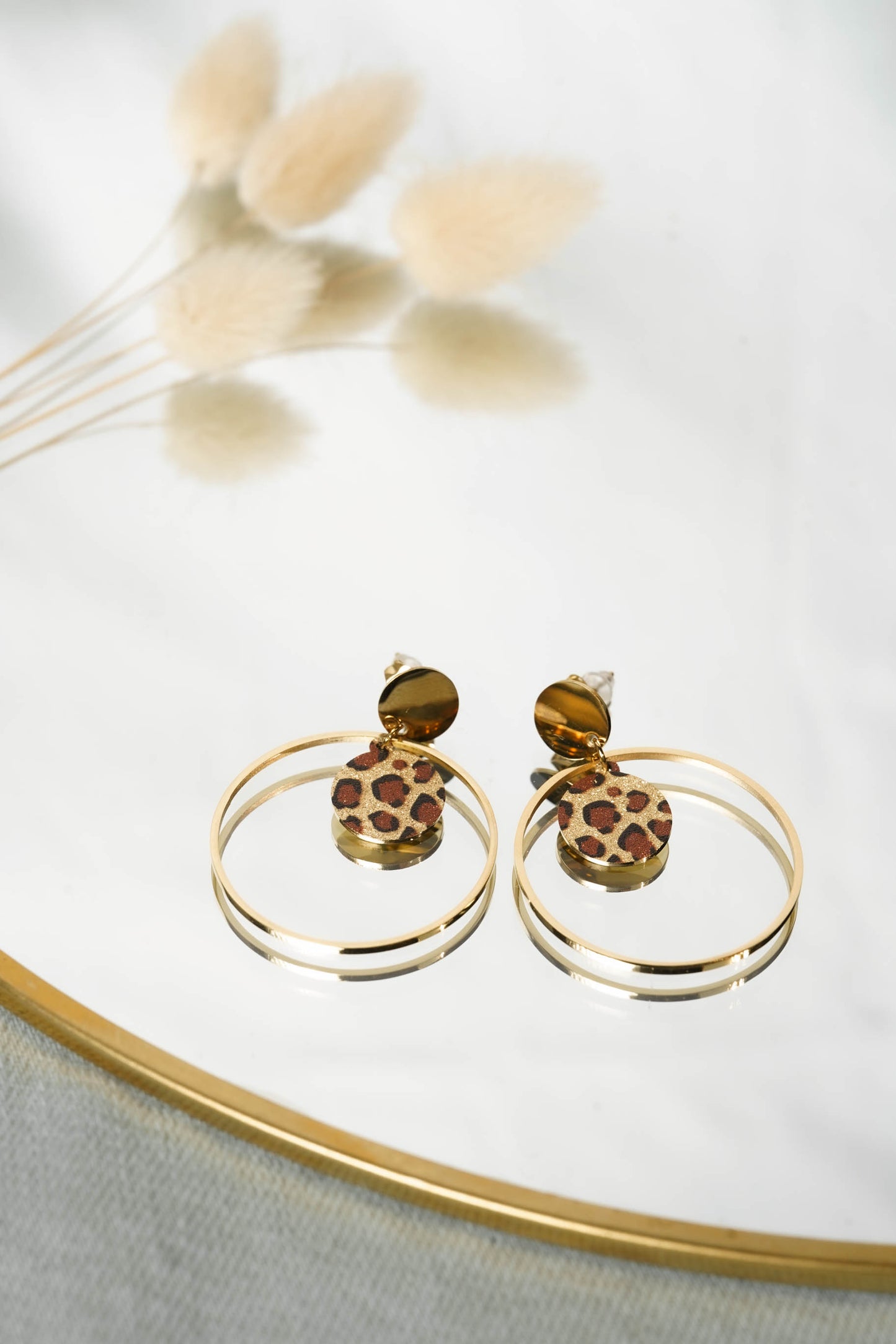 Boucles d'oreilles acier inoxydable - Serengeti