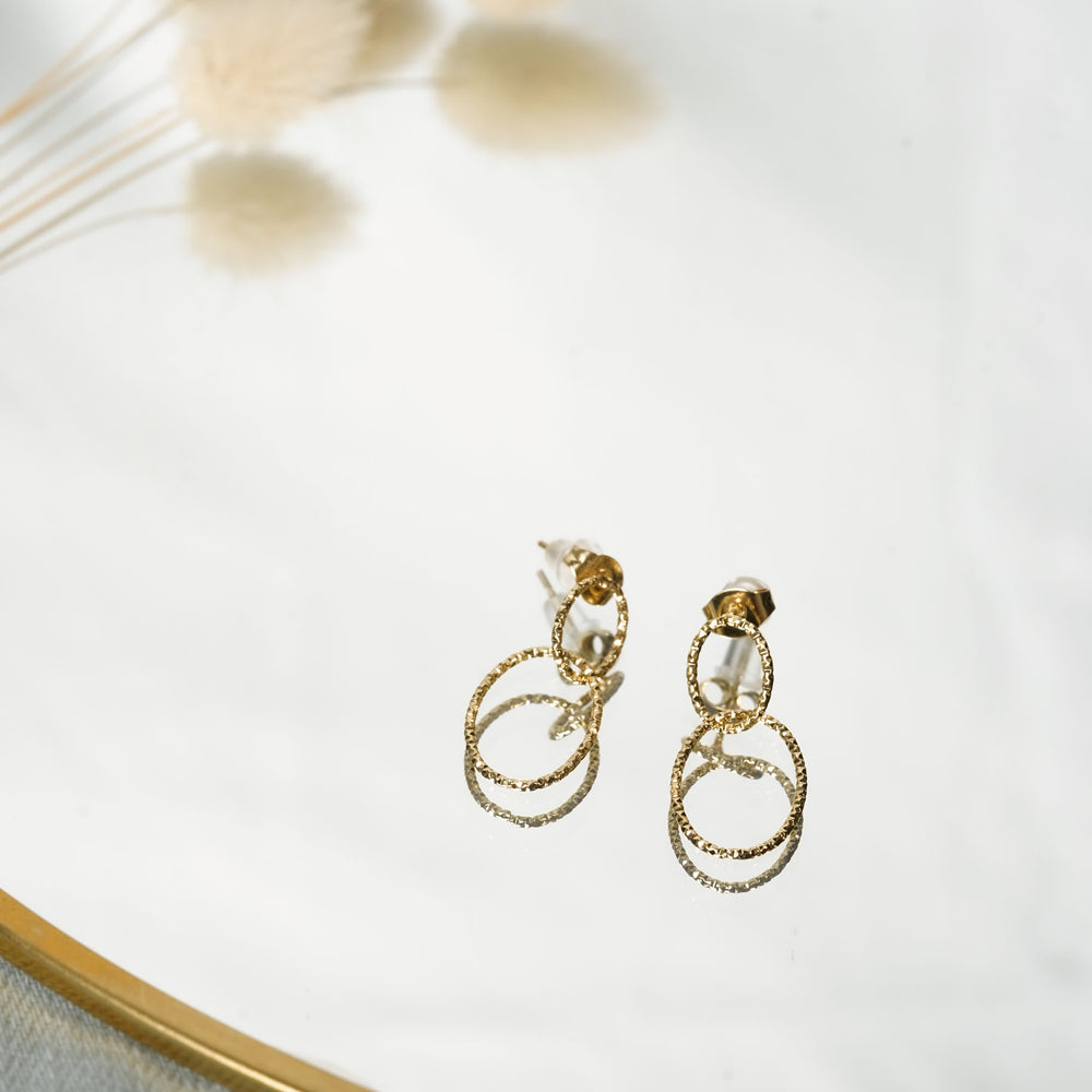 Boucles d'oreilles acier inoxydable - Cali