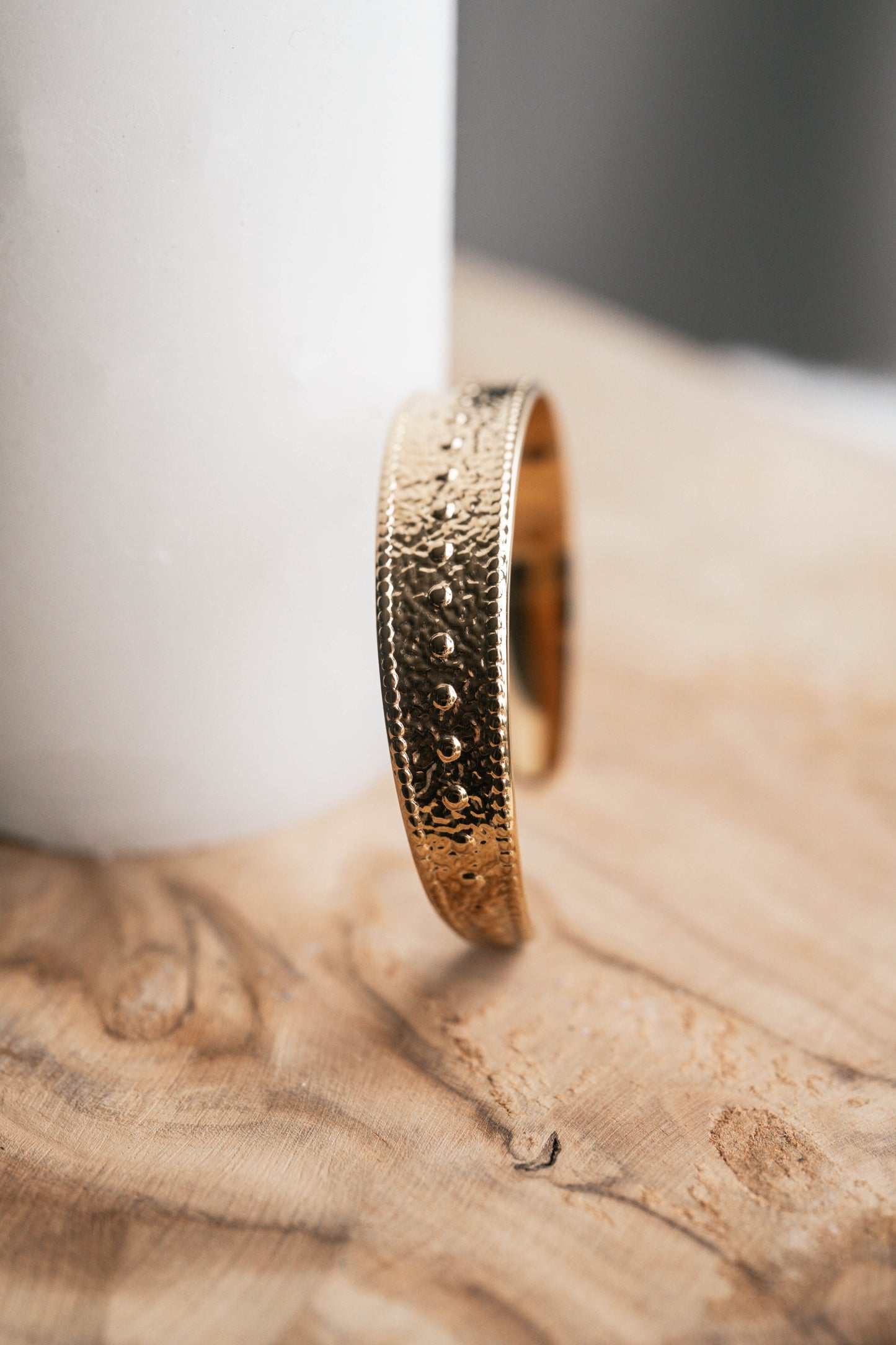 Kampala | Bracelet / Jonc en acier inoxydable | Doré