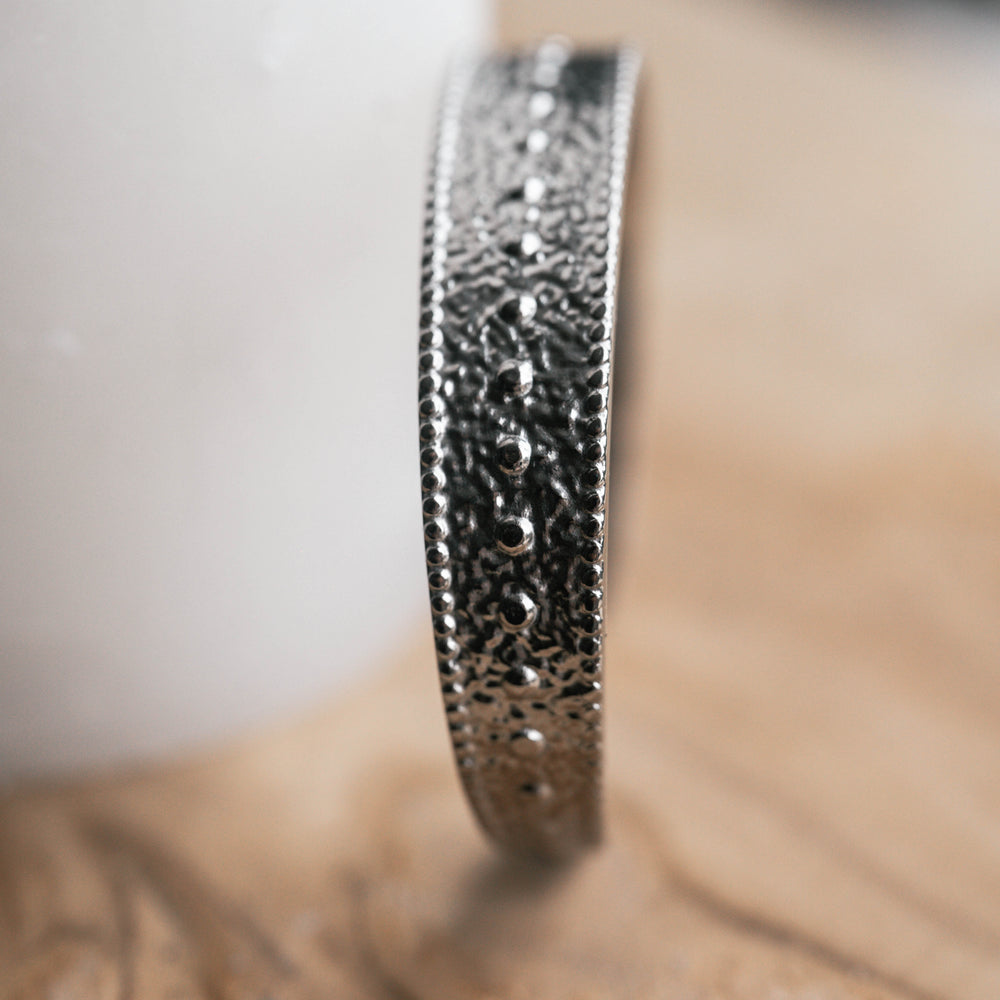 Kampala | Bracelet / jonc en acier inoxydable | Argenté