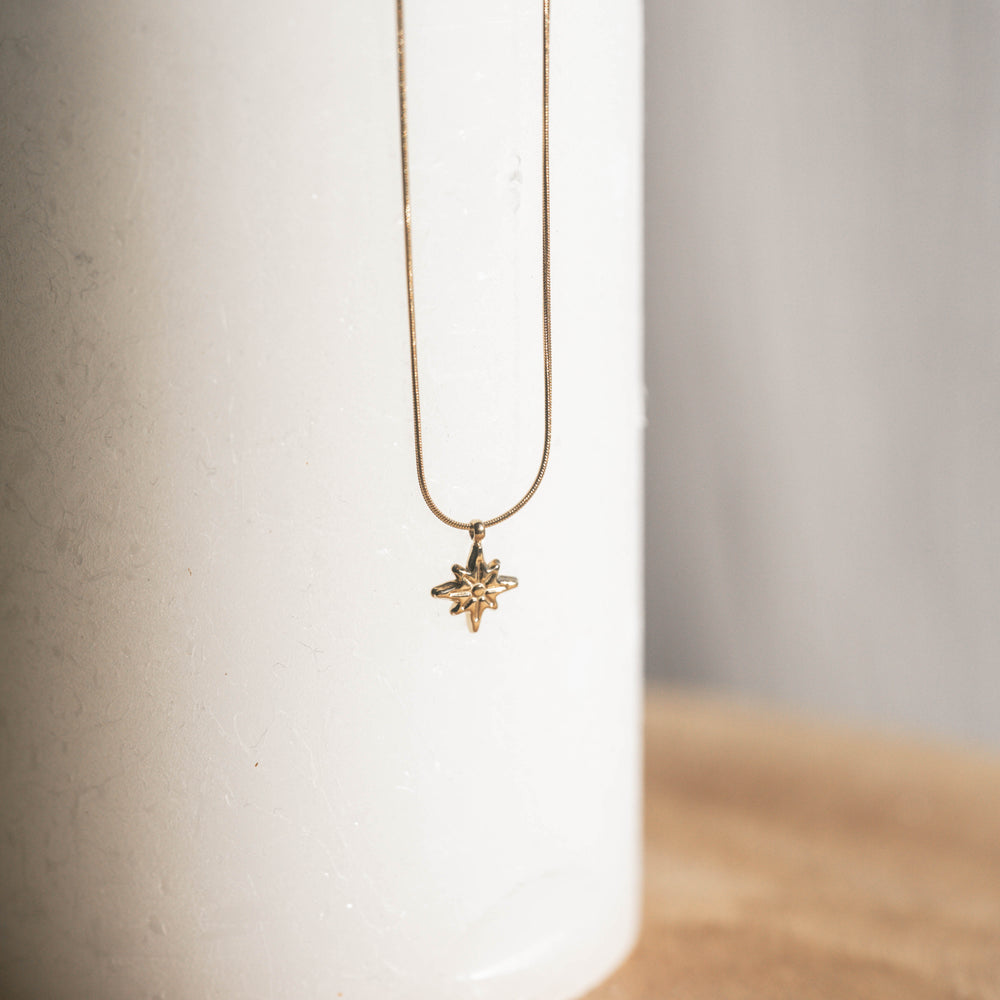 Sirius | Collier en acier inoxydable | Doré