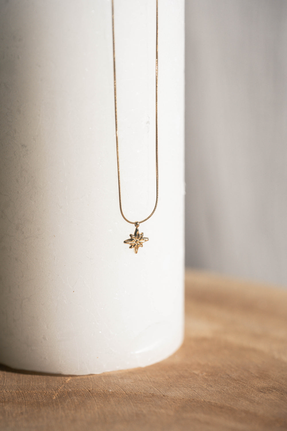 Sirius | Collier en acier inoxydable | Doré