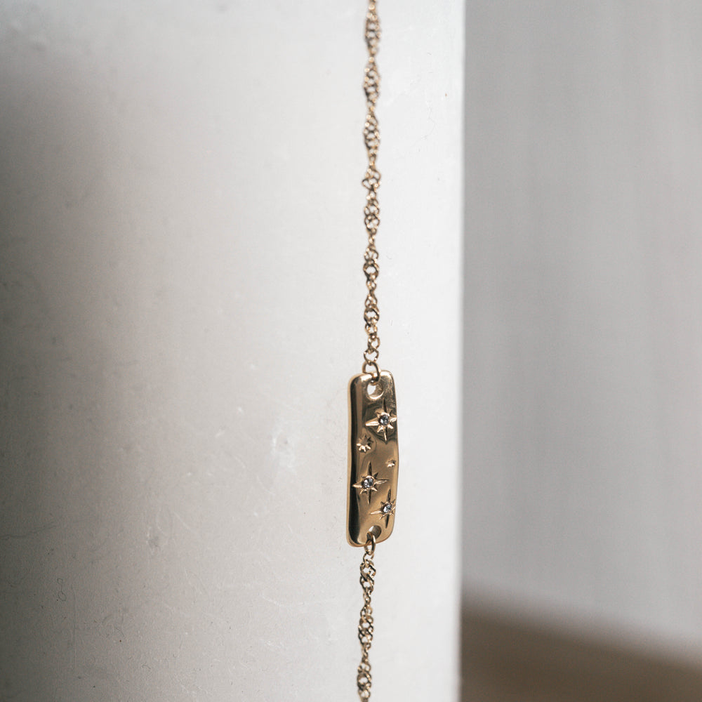 Dublin | Bracelet en acier inoxydable | Doré