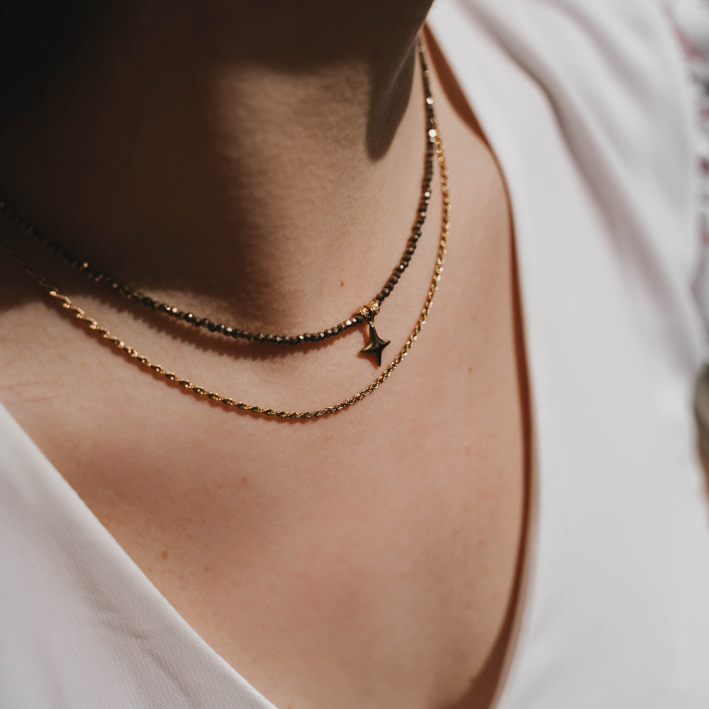 Bacalar | Collier en acier inoxydable | Doré