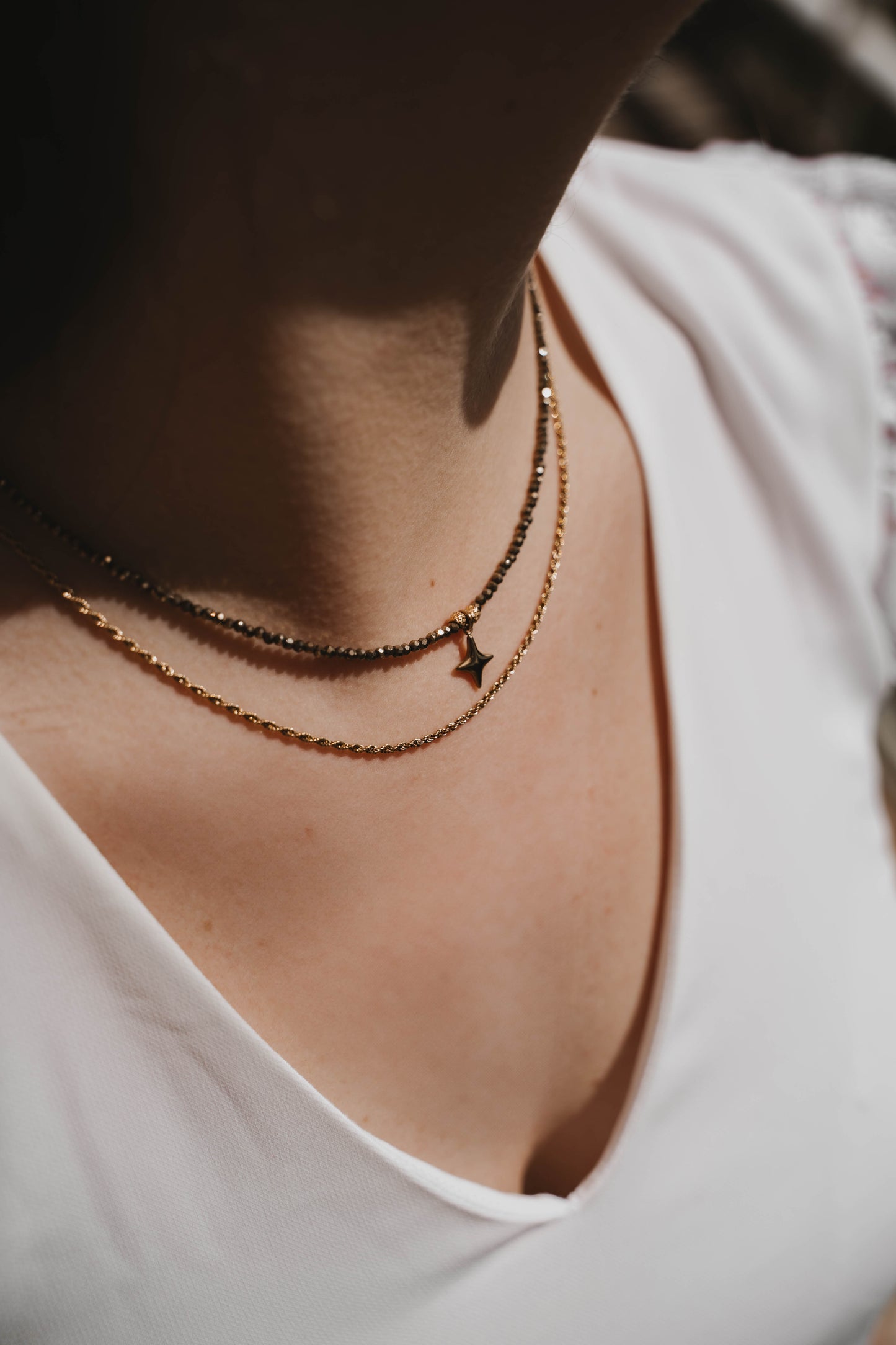 Bacalar | Collier en acier inoxydable | Doré