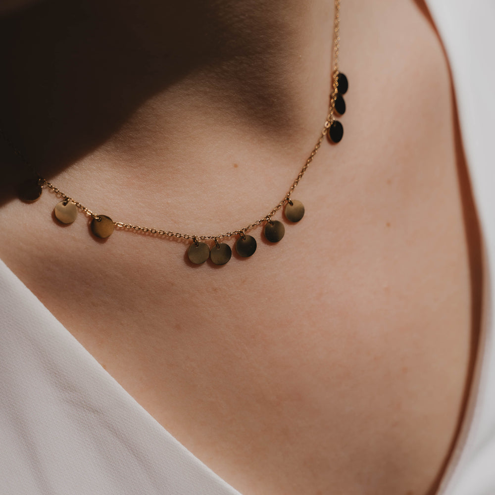 Sao Paulo | Collier pampilles en acier inoxydable | Doré