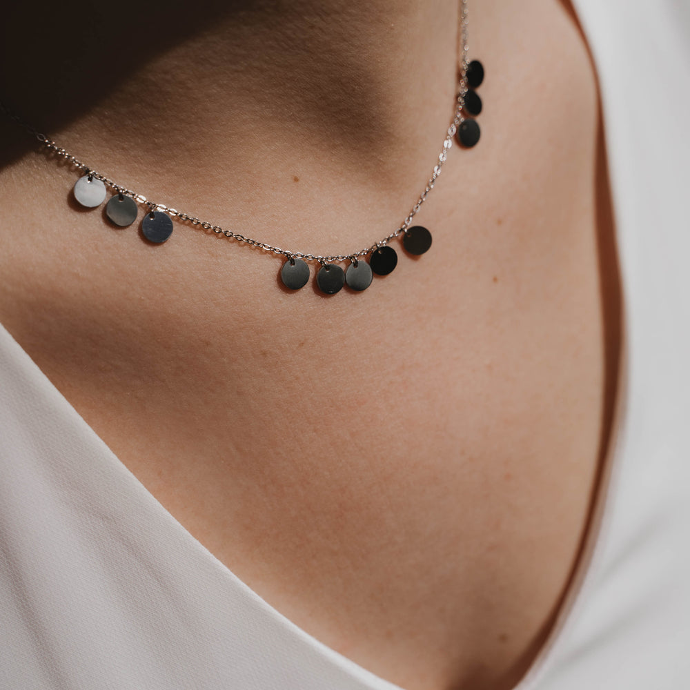 Sao Paulo | Collier pampilles en acier inoxydable | Argenté