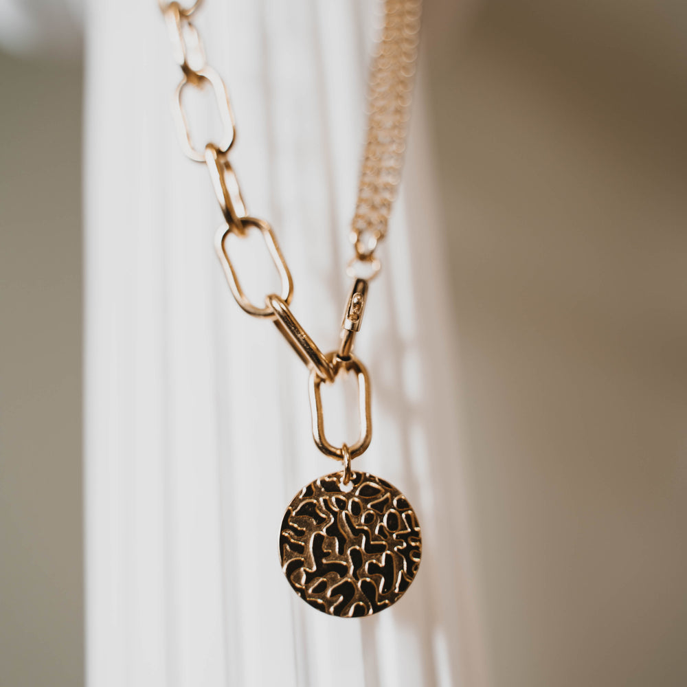 Oslo | Collier en acier inoxydable | Doré