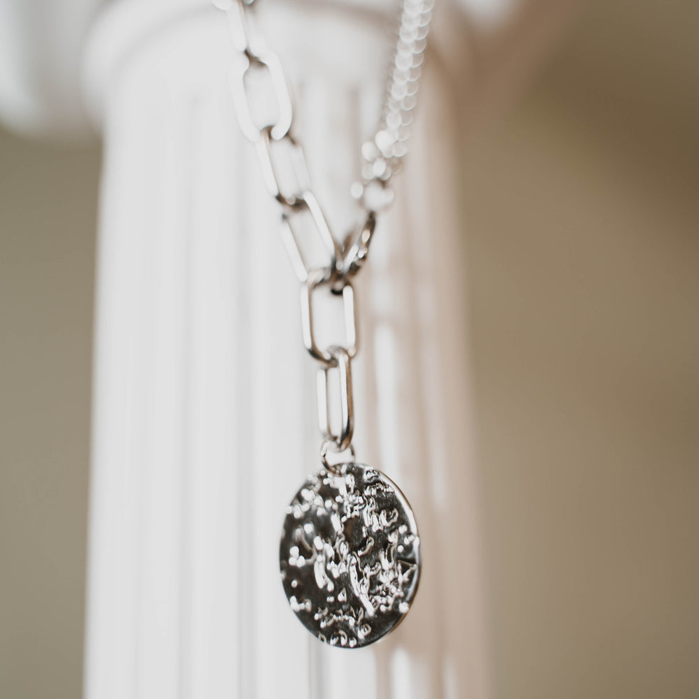 Oslo | Collier en acier inoxydable | Argenté