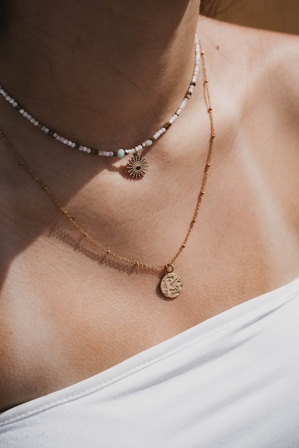 Albufeira | Collier en acier inoxydable | Doré