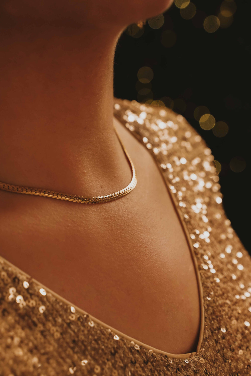 Belize | Collier en acier inoxydable | Doré