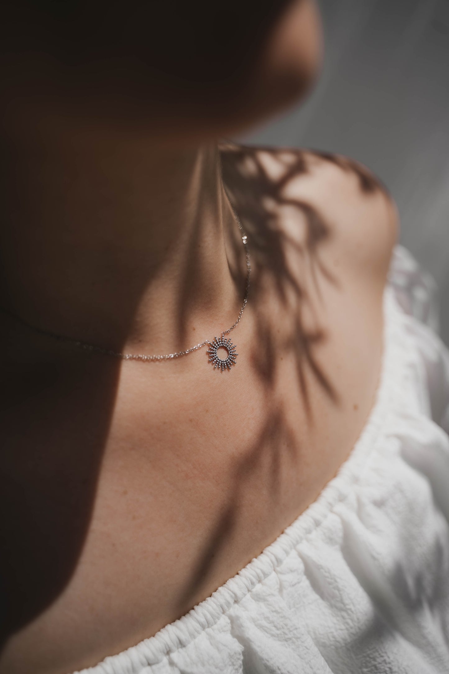 Hélios | Collier en acier inoxydable | Argenté