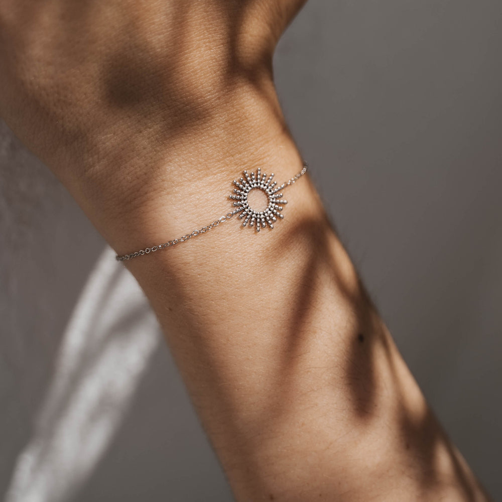 Hélios | Bracelet en acier inoxydable | Argenté