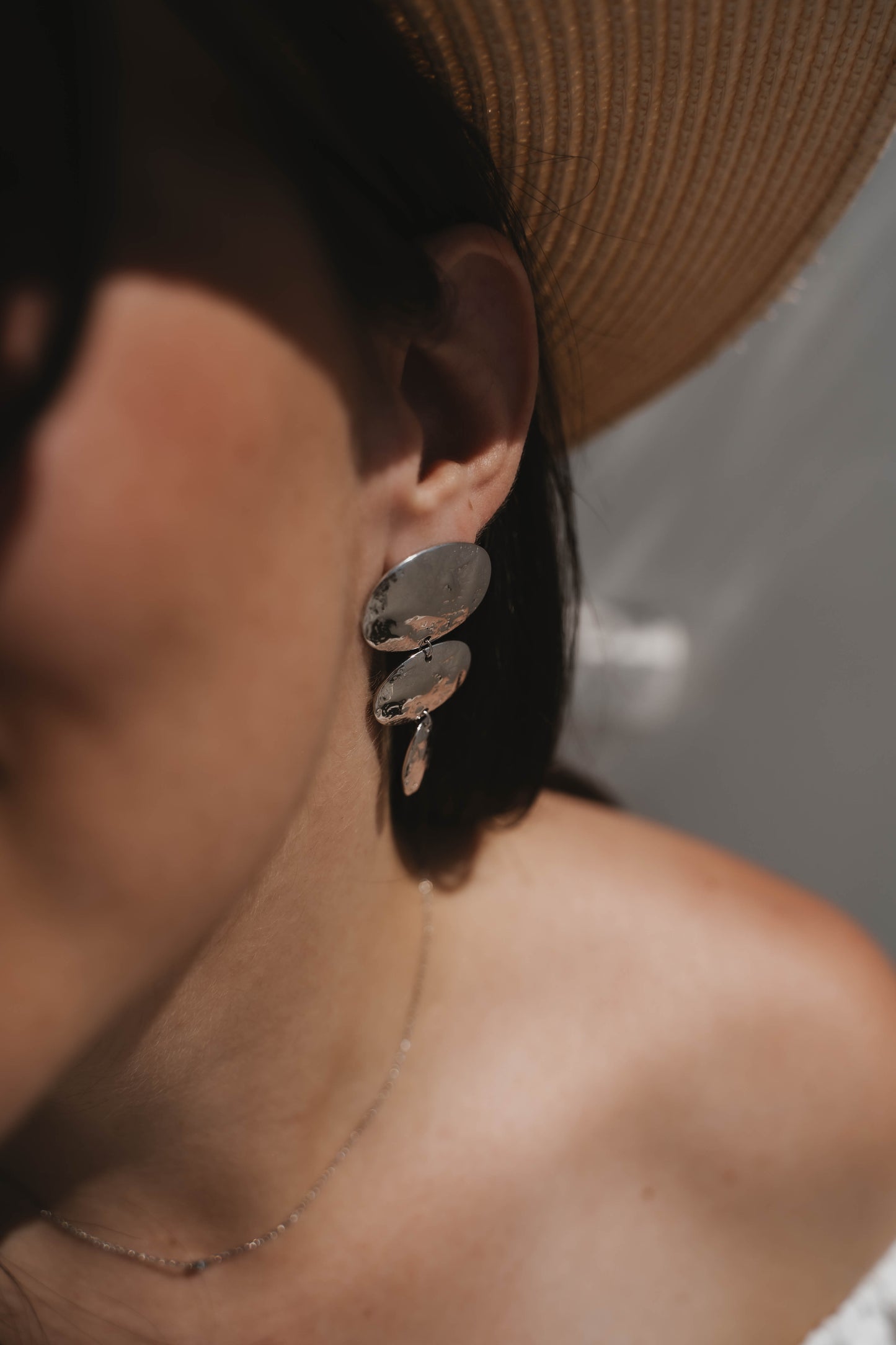 Malé | Boucles d'oreilles en acier inoxydable | Argenté