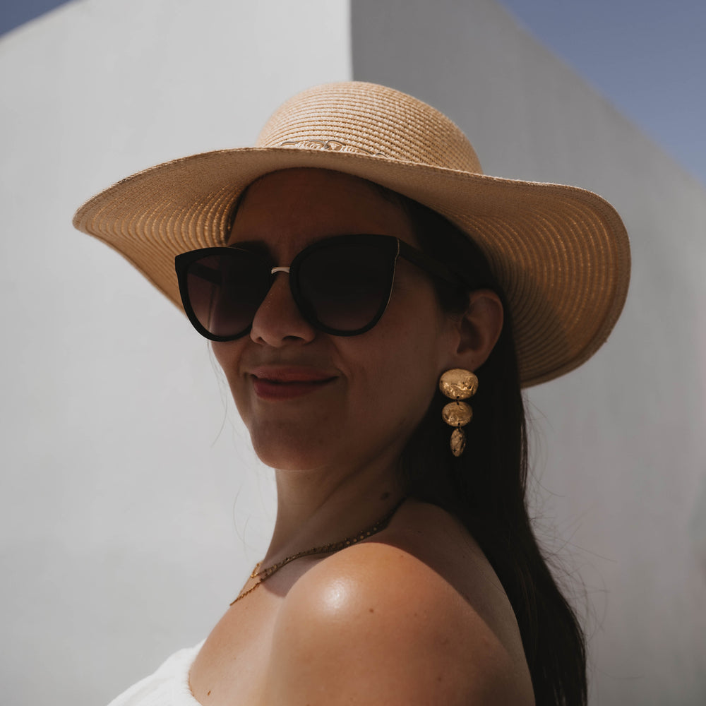 Malé | Boucles d'oreilles en acier inoxydable | Doré