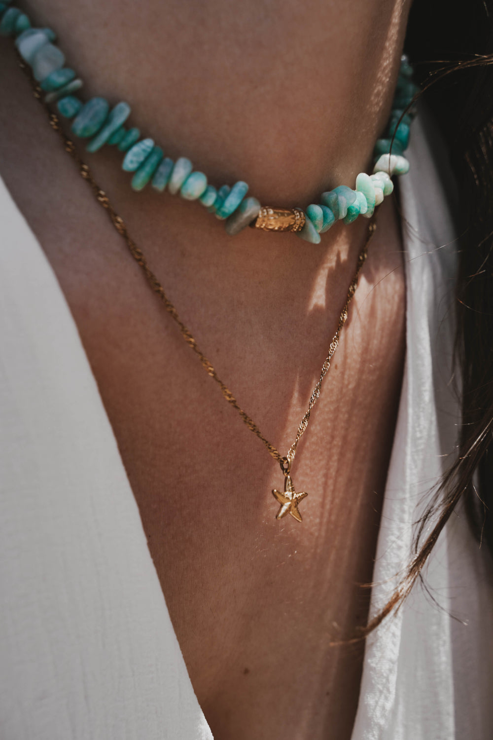 Le Veillon | Collier en acier inoxydable | Doré