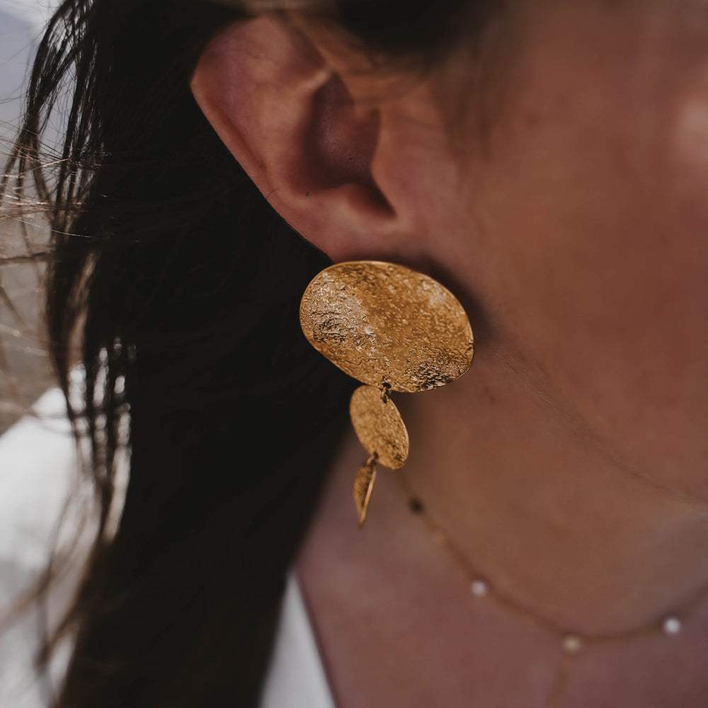 
                      
                        Las Vegas | Boucles d'oreilles en acier inoxydable | Doré
                      
                    