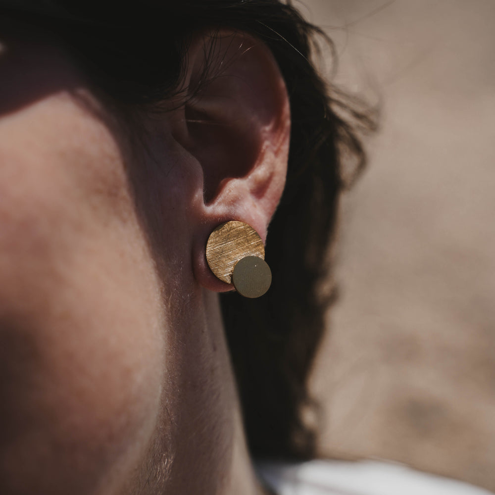 Fès | Clips d'oreilles en acier inoxydable | Doré