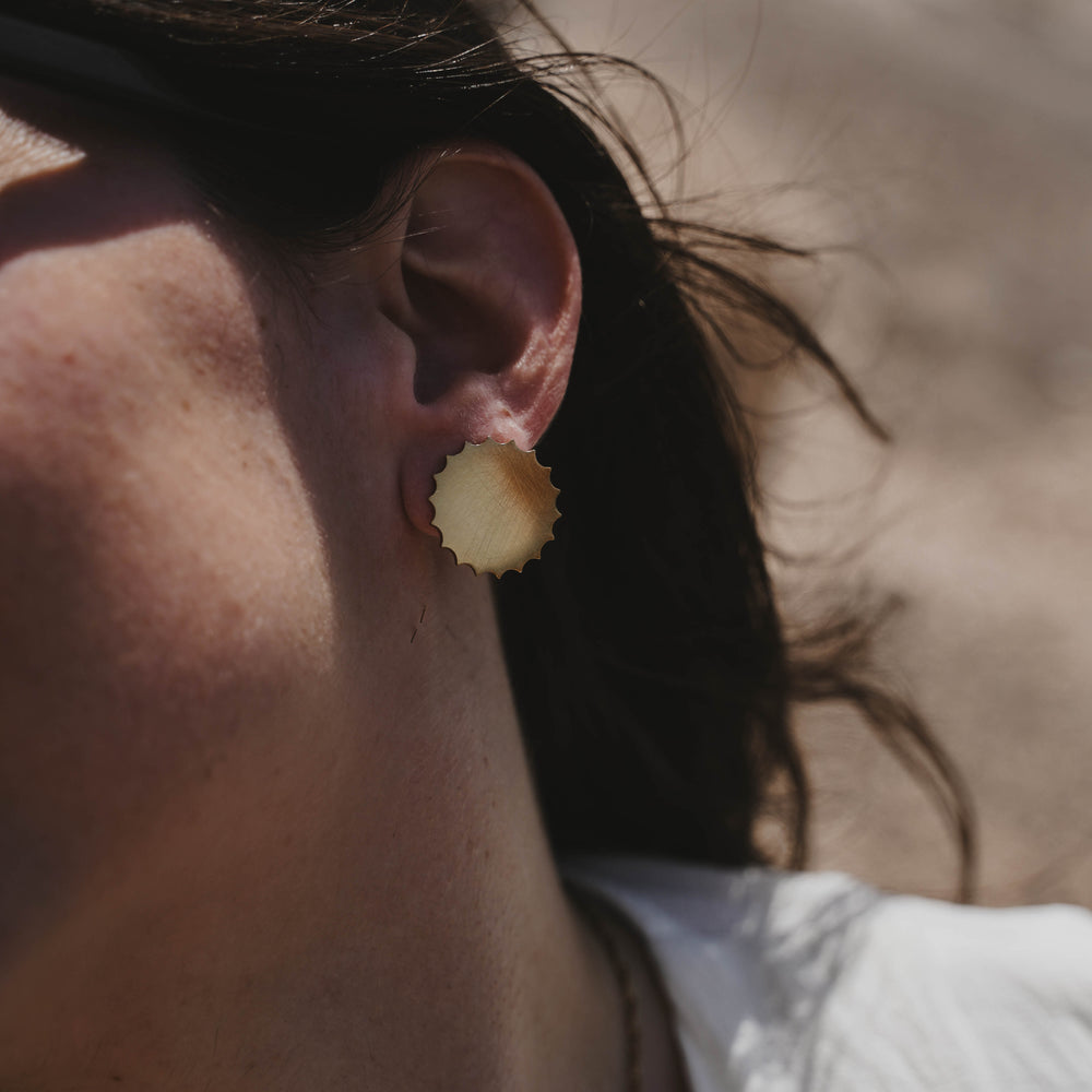 Rabat | Clips d'oreilles en acier inoxydable | Doré