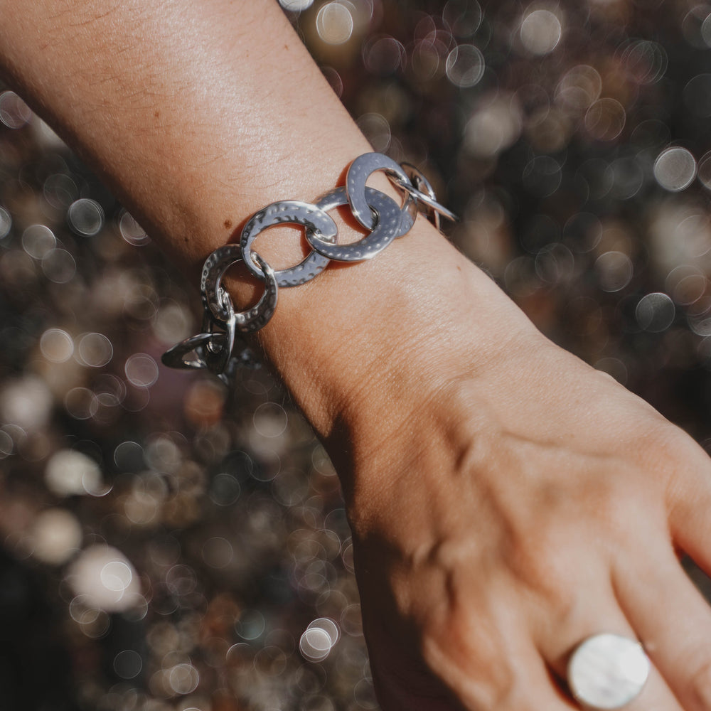 Caracas | Bracelet en acier inoxydable | Argenté