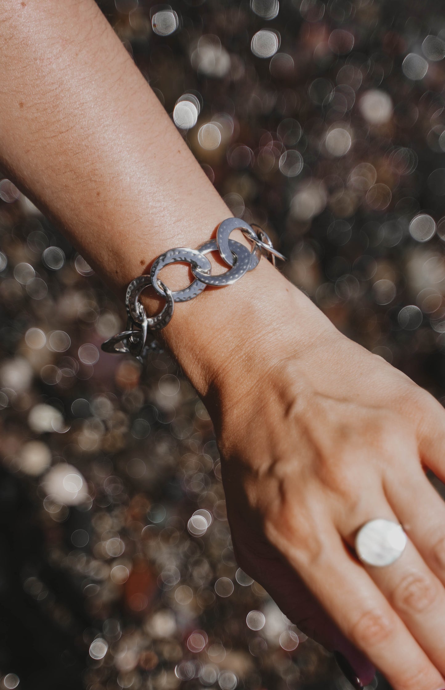 Caracas | Bracelet en acier inoxydable | Argenté