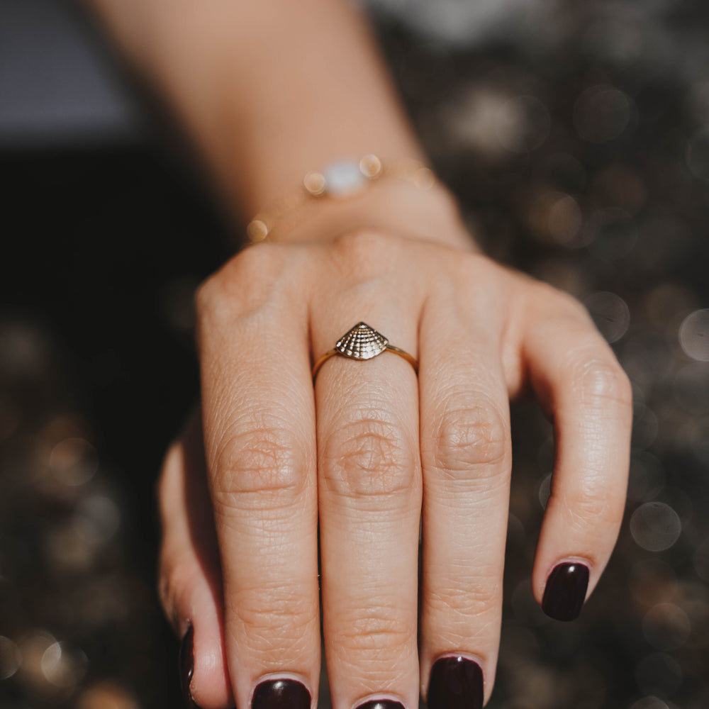 
                      
                        Holbox | Bague en acier inoxydable | Doré
                      
                    
