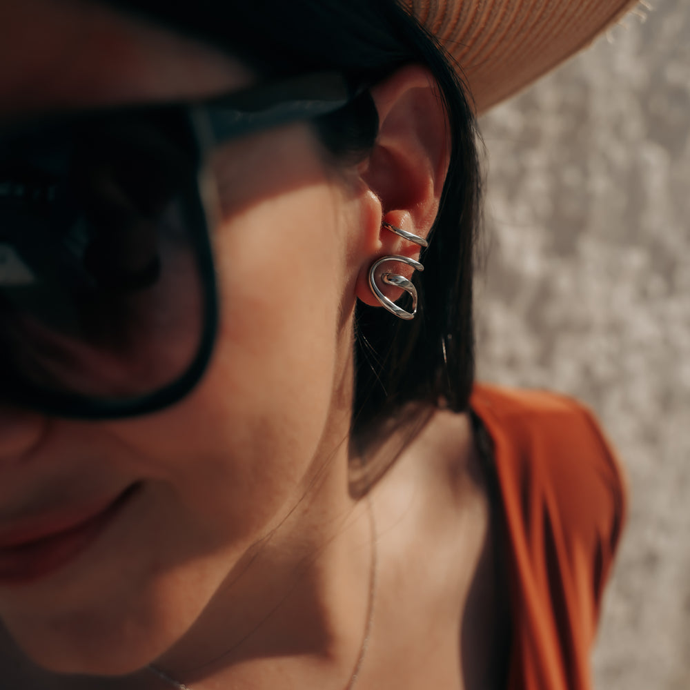 
                      
                        Nottingham | Boucles d'oreilles / puces en acier inoxydable | Argenté
                      
                    
