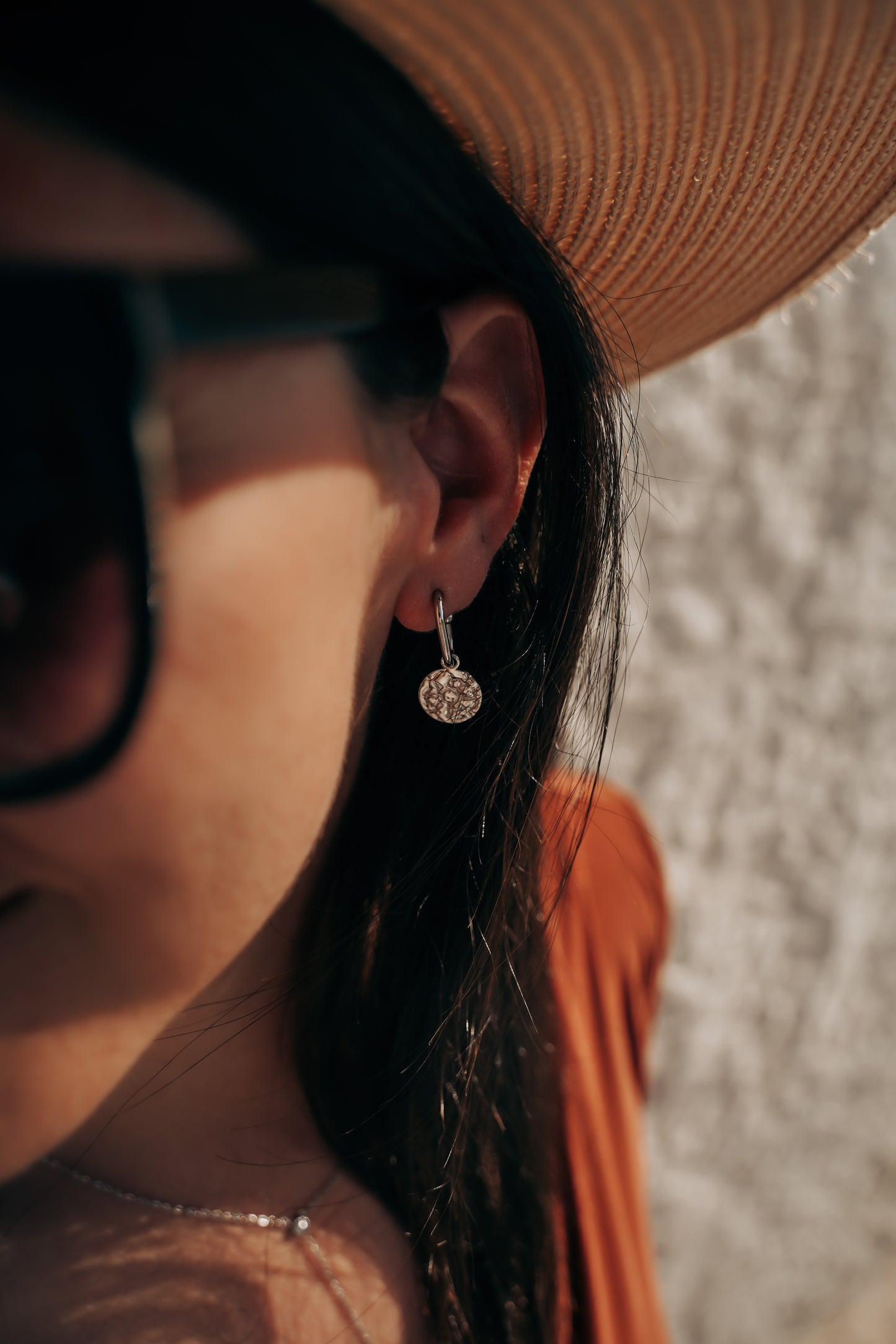 Skye | Boucles d'oreilles en acier inoxydable | Argenté