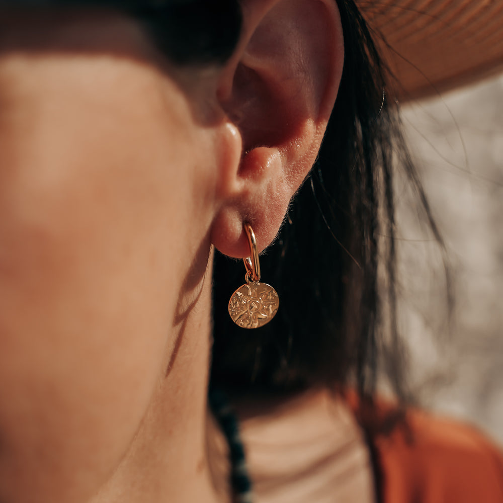 Skye | Boucles d'oreilles en acier inoxydable | Doré