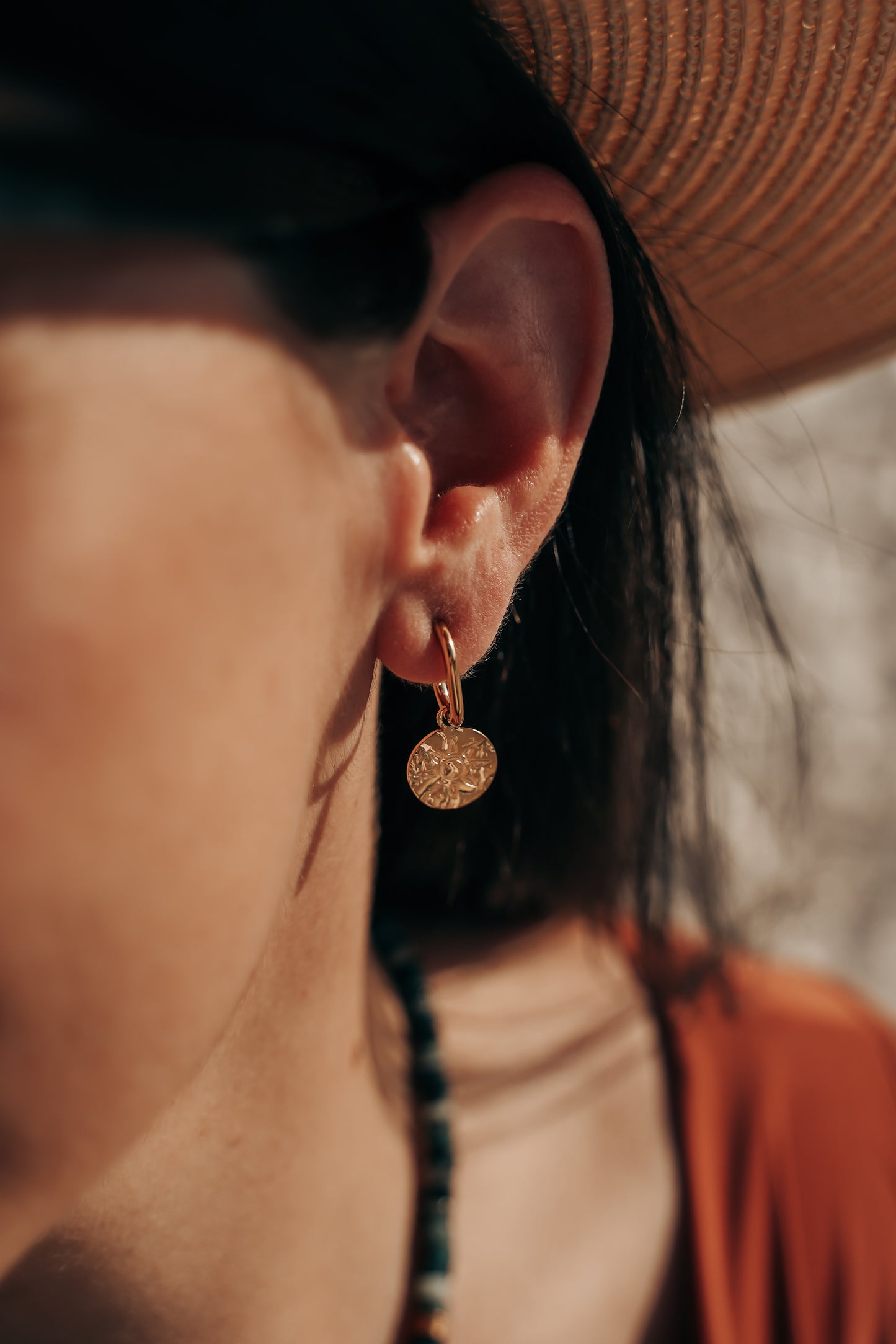 Skye | Boucles d'oreilles en acier inoxydable | Doré