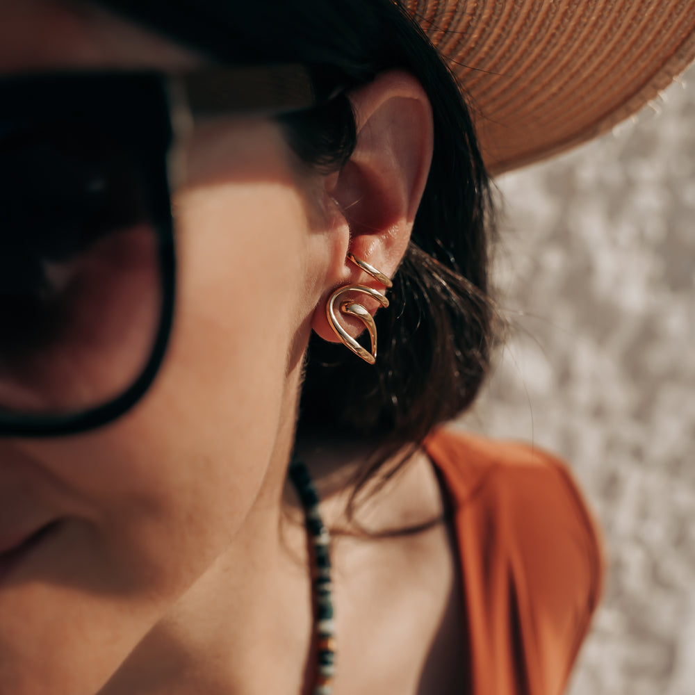 
                      
                        Nottingham | Boucles d'oreilles / puces en acier inoxydable | Doré
                      
                    