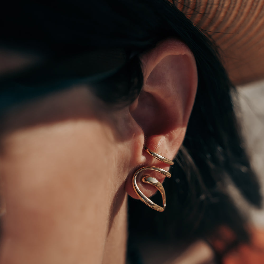 
                      
                        Nottingham | Boucles d'oreilles / puces en acier inoxydable | Doré
                      
                    