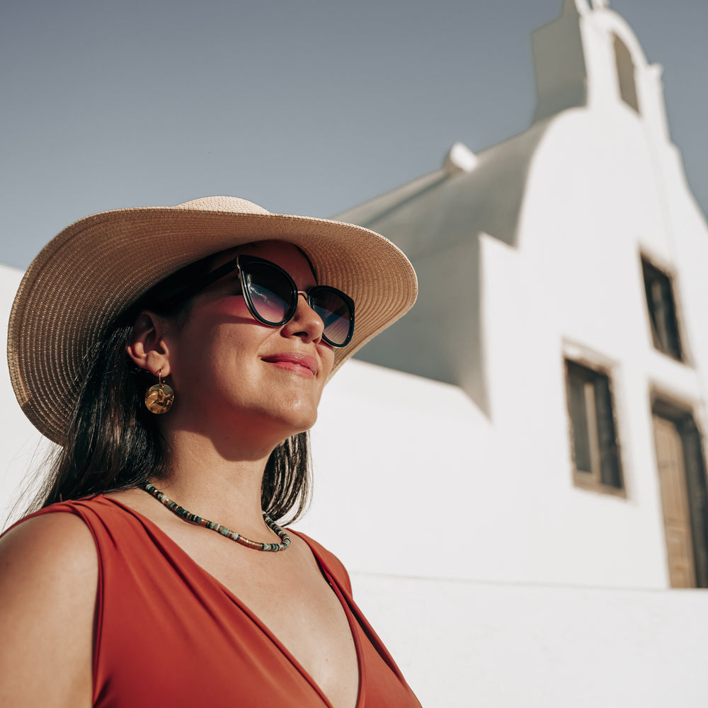 
                      
                        Palma | Boucles d'oreilles / créoles en acier inoxydable | Doré
                      
                    