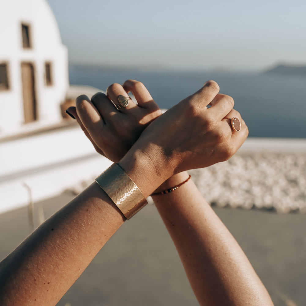 
                      
                        Etna | Bracelet / jonc en acier inoxydable | Doré
                      
                    