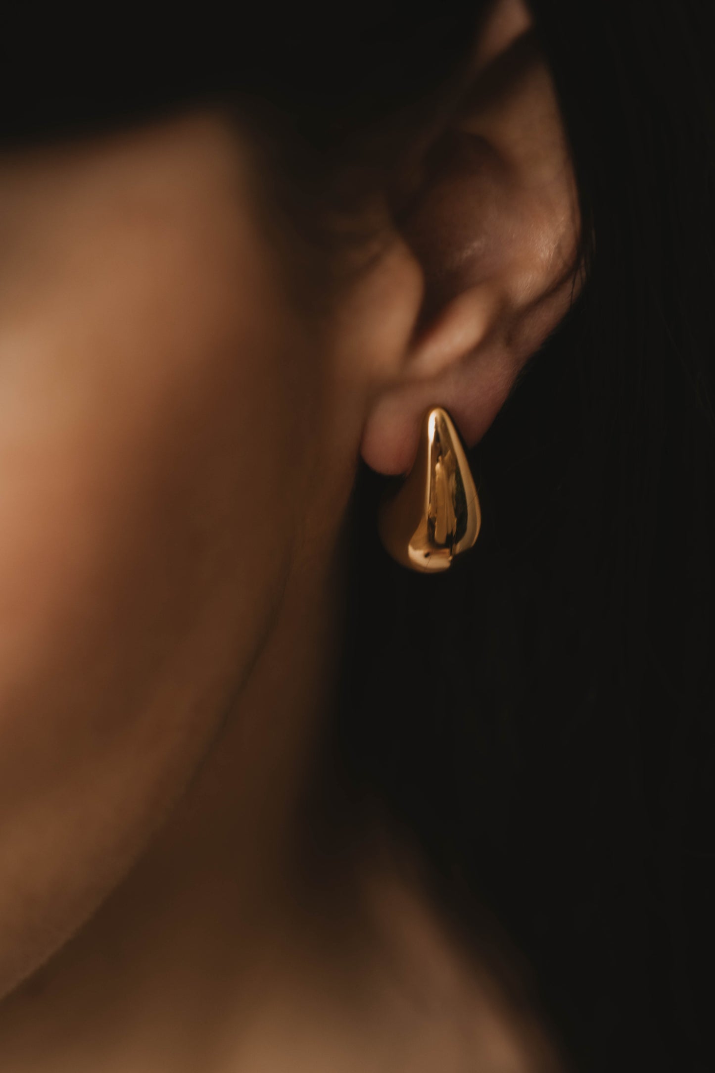 Sarlat | Boucles d'oreilles en acier inoxydable | Doré