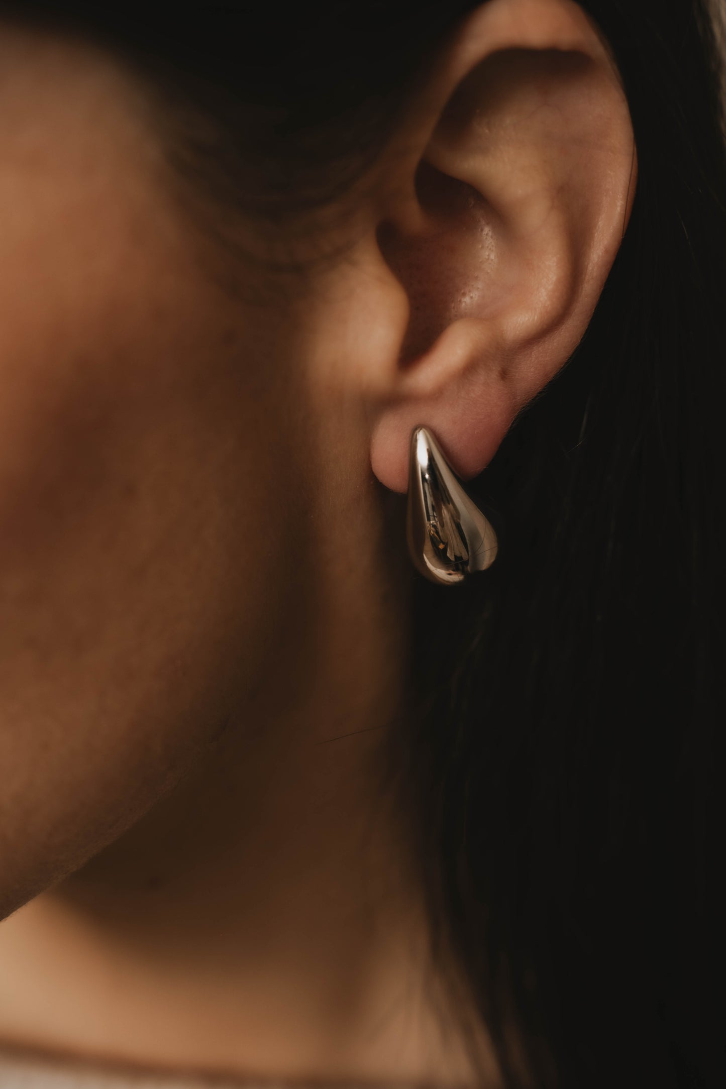 Sarlat | Boucles d'oreilles en acier inoxydable | Argenté