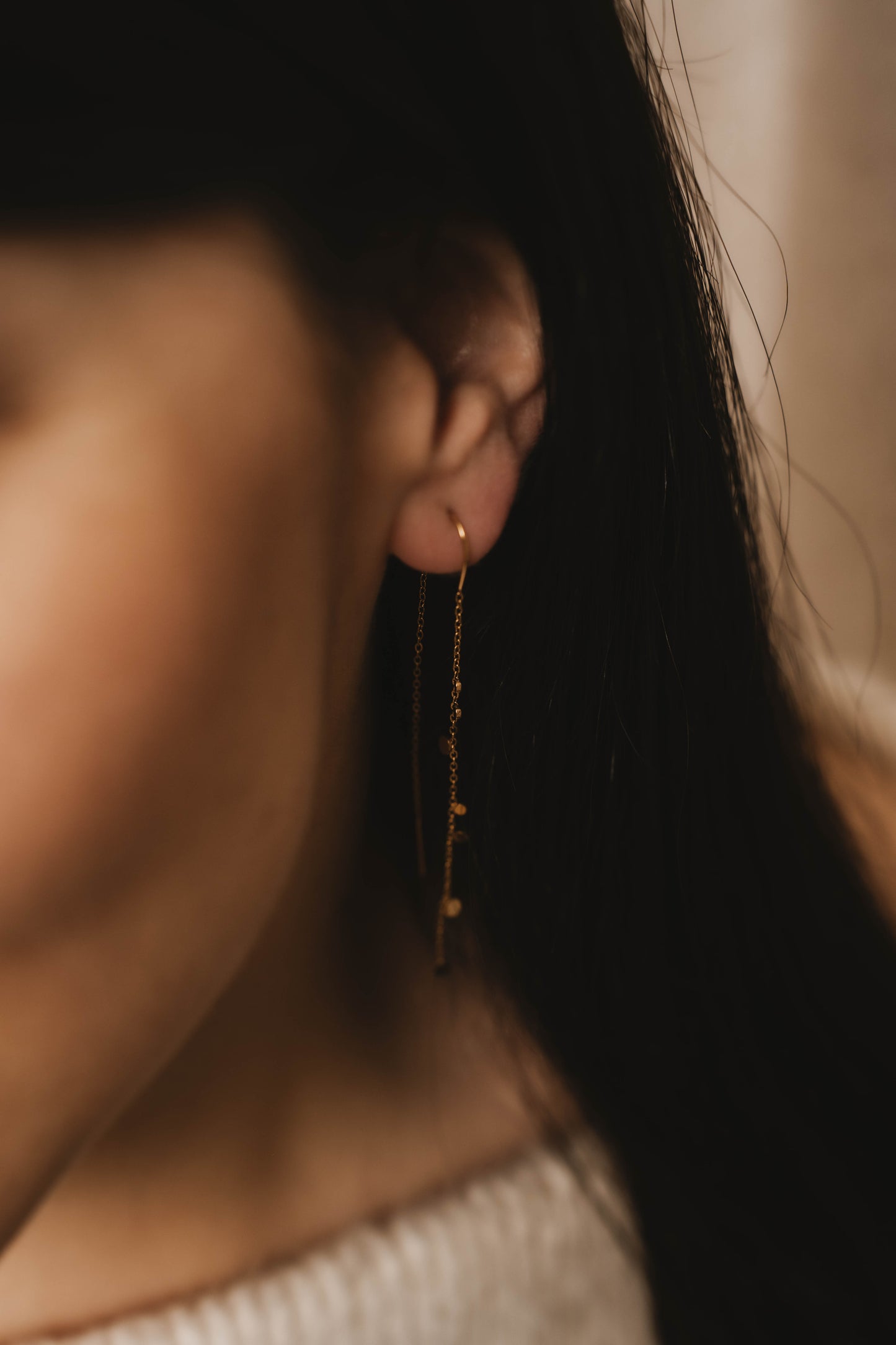 Sofia | Boucles d'oreilles en acier inoxydable | Doré