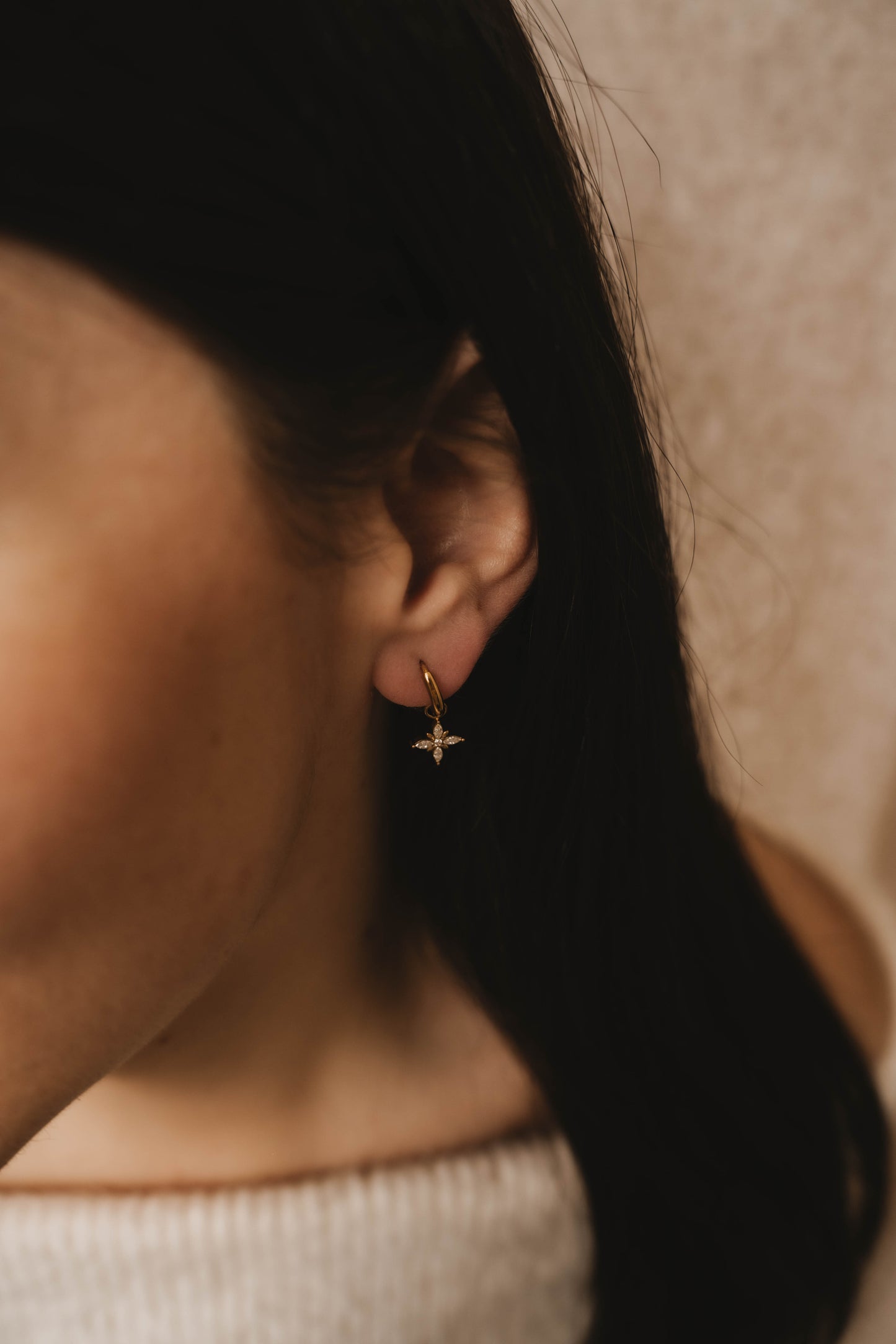 Amsterdam | Boucles d'oreilles en acier inoxydable | Argenté