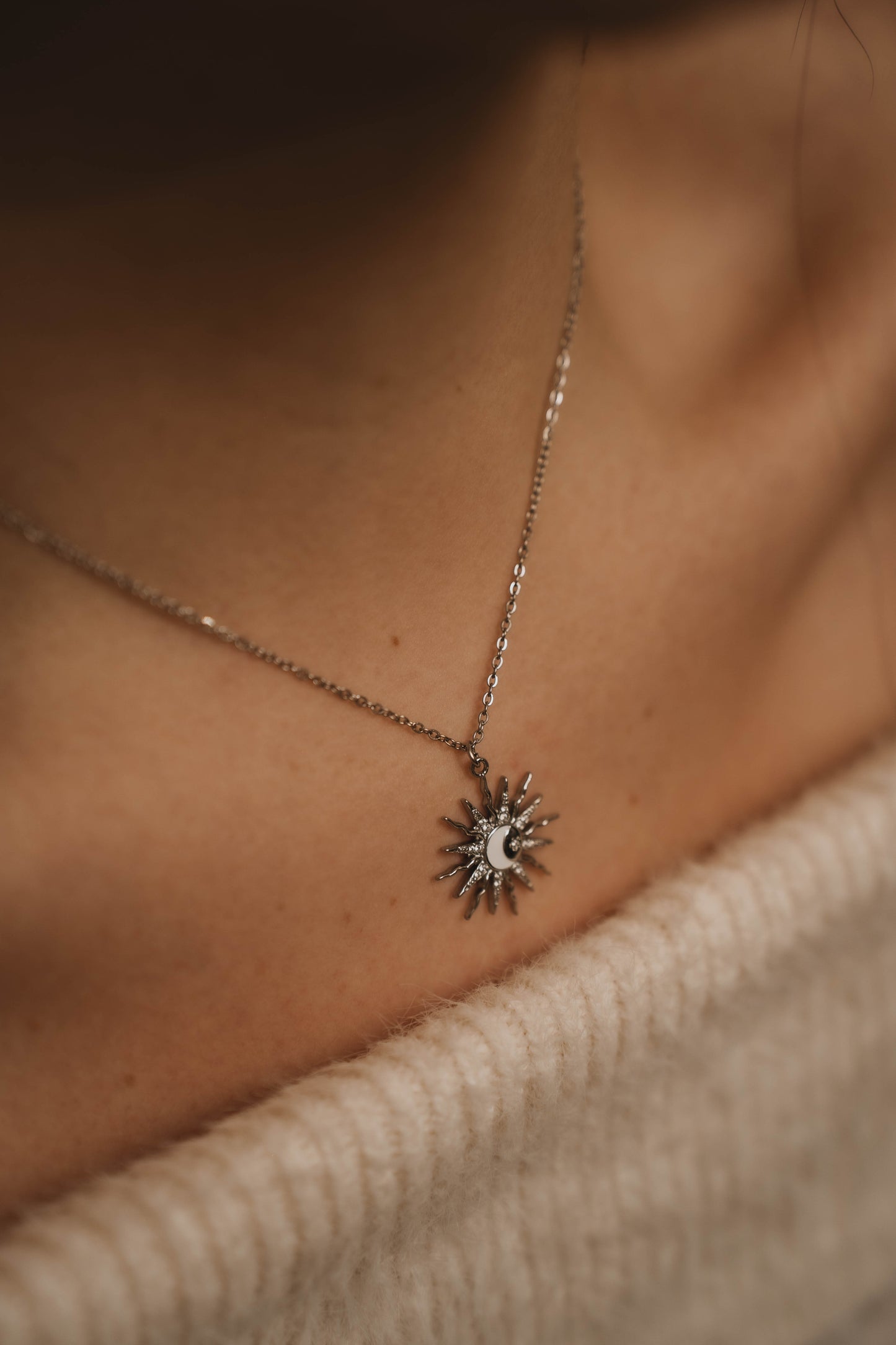 Bruxelles | Collier en acier inoxydable | Argenté