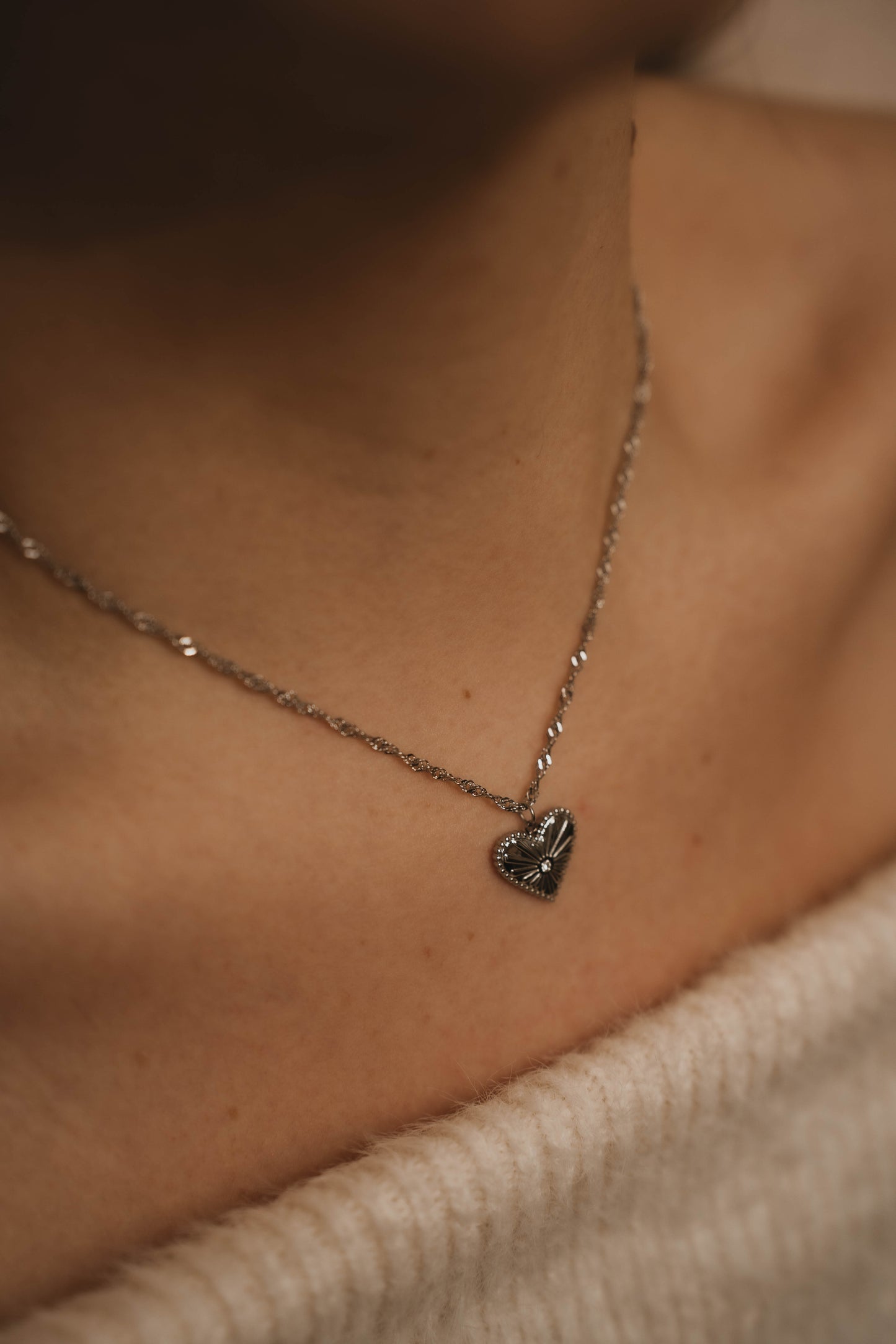 Calgary | Collier en acier inoxydable | Argenté