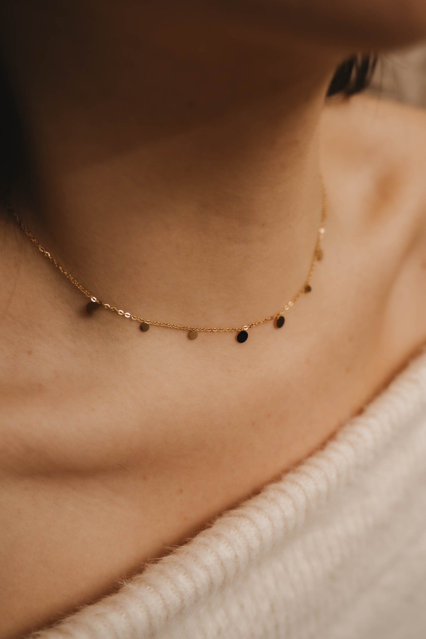 Atlanta | Collier en acier inoxydable | Doré