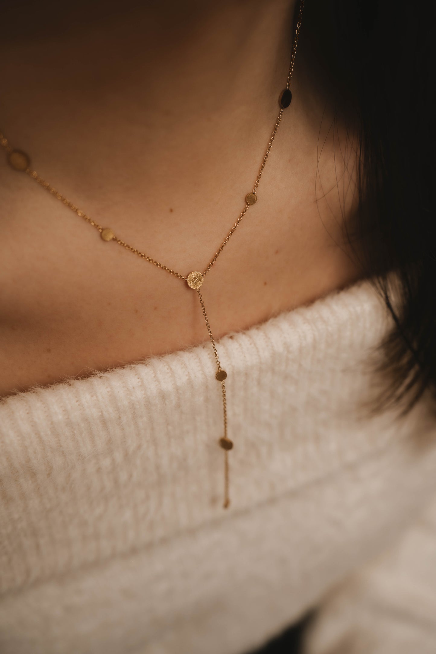 Bruges | Collier en acier inoxydable | Doré