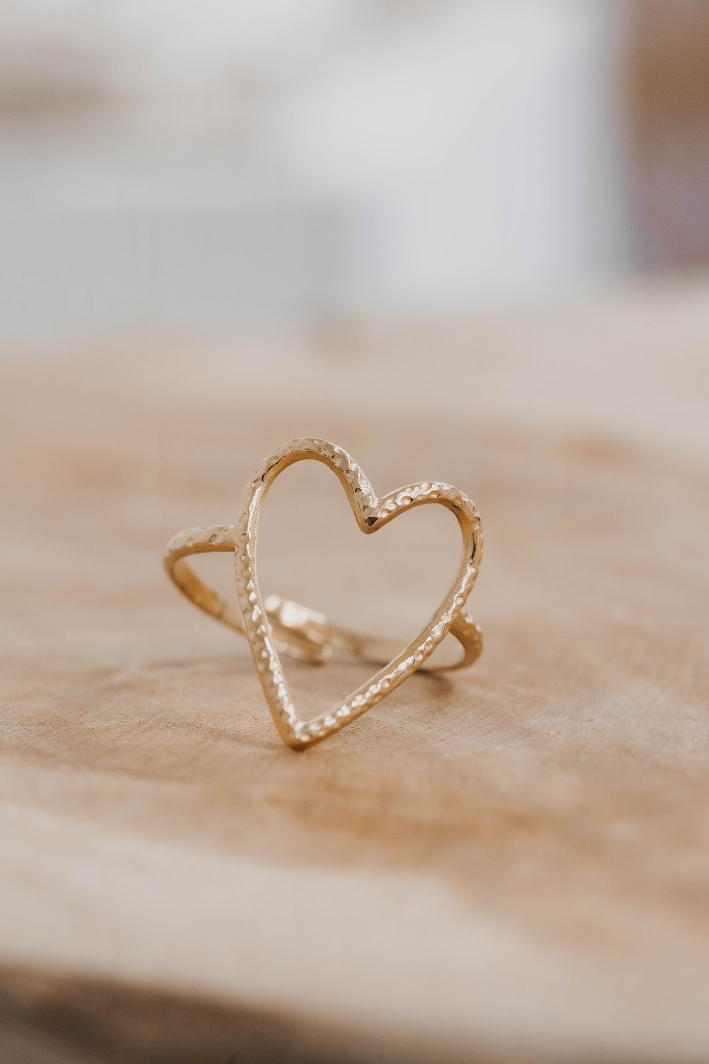 Londres | Bague en acier inoxydable | Doré