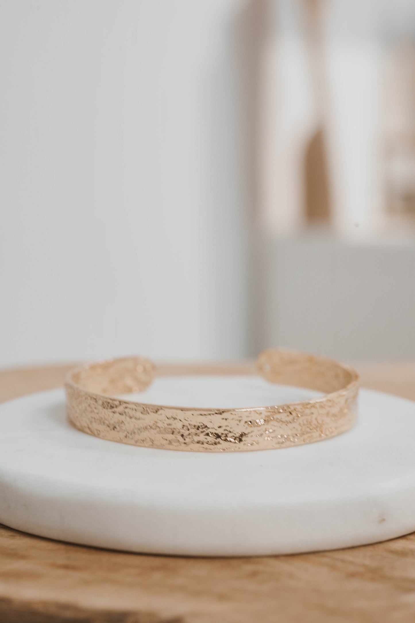 Bogota | Bracelet/jonc en acier inoxydable | Doré