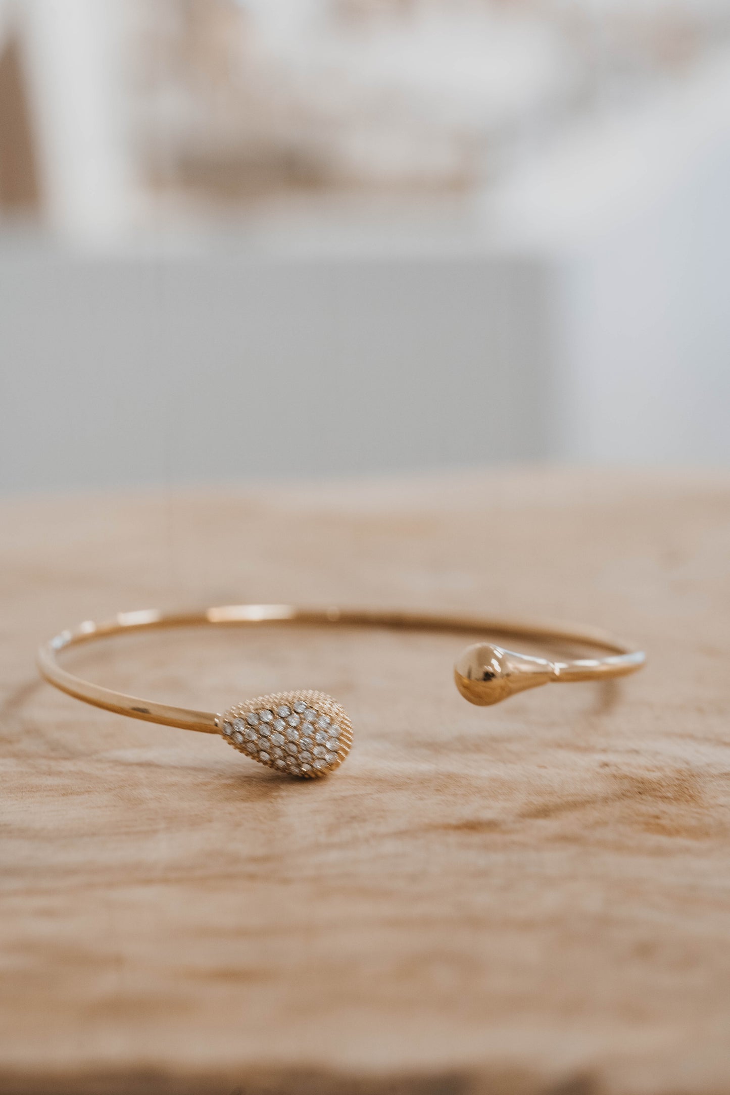 Edimbourg | Bracelet/jonc en acier inoxydable | Doré