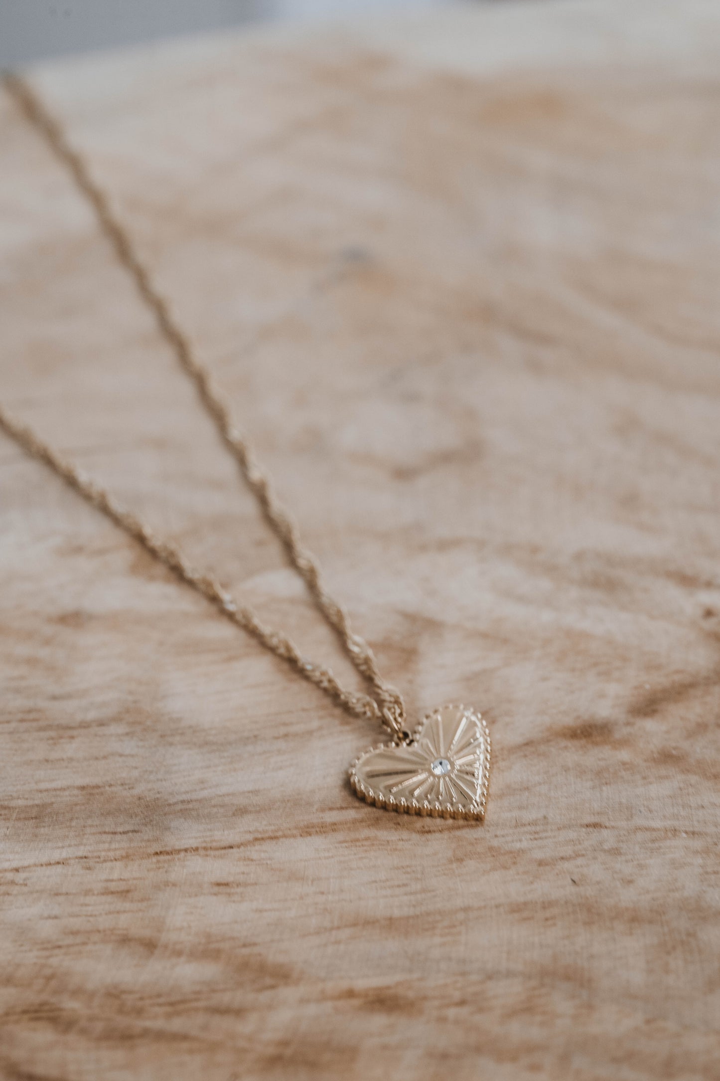 Calgary | Collier en acier inoxydable | Doré